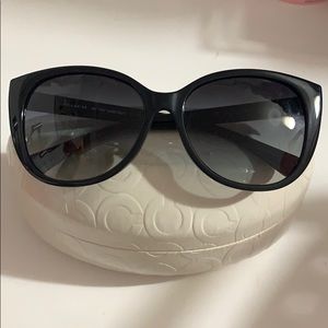 Black coach sunglasses